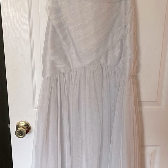 NWT Strapless Bobbin Net Gown w Sweetheart Neck - Picture 5 of 6
